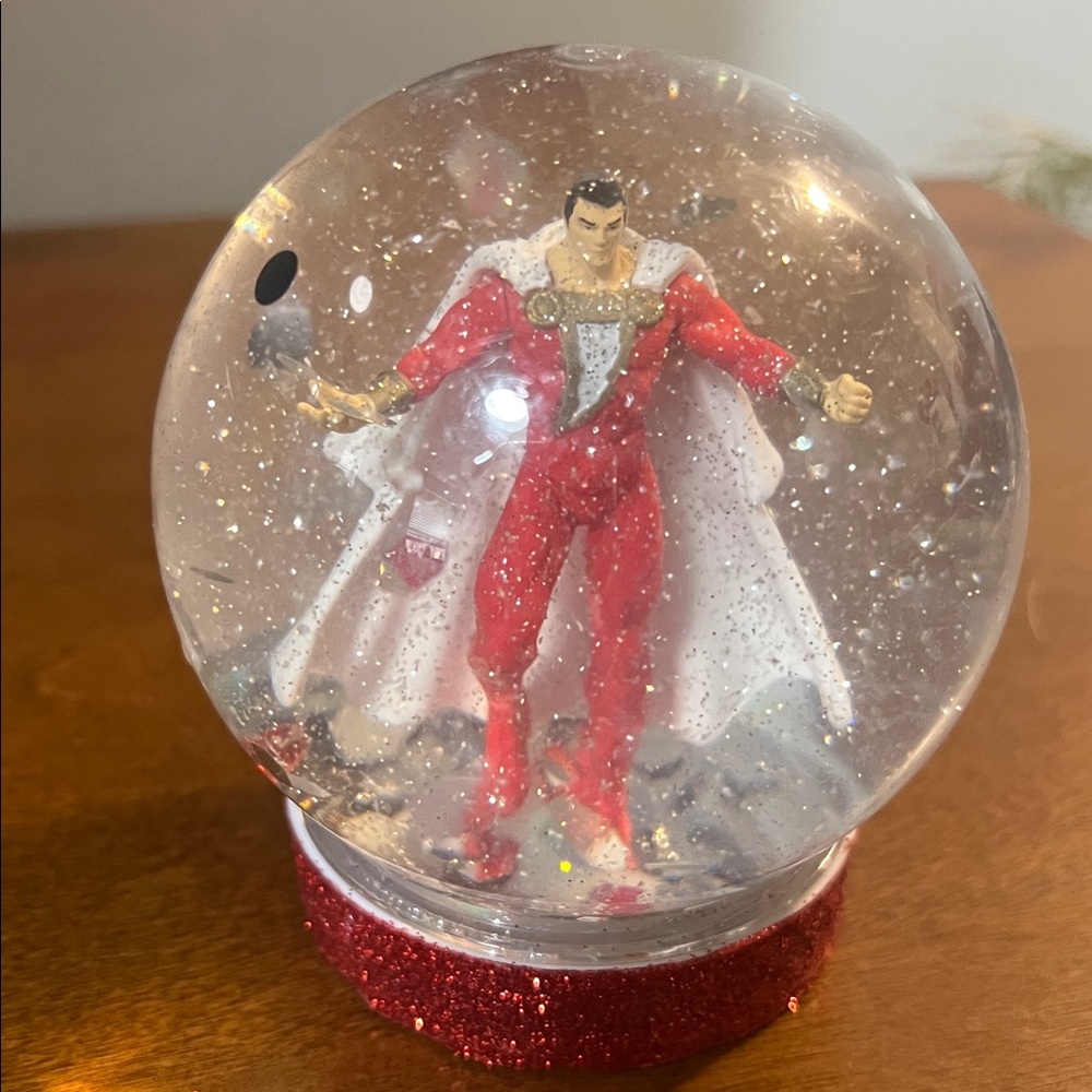 SHAZAM Superhero Snow Globe